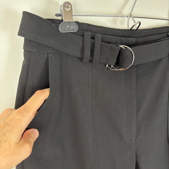 Express Super High Waisted Belted Cargo Pant Black 14 office career utility - Picture 5 of 12